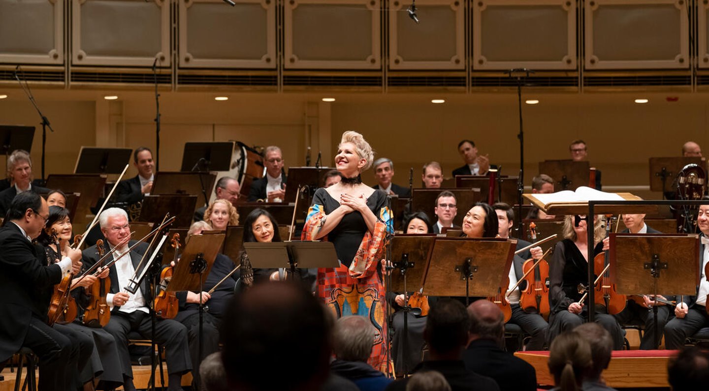 Joyce DiDonato with the CSO